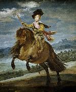 Equestrian Portrait of Prince Balthasar Charles Diego Velazquez